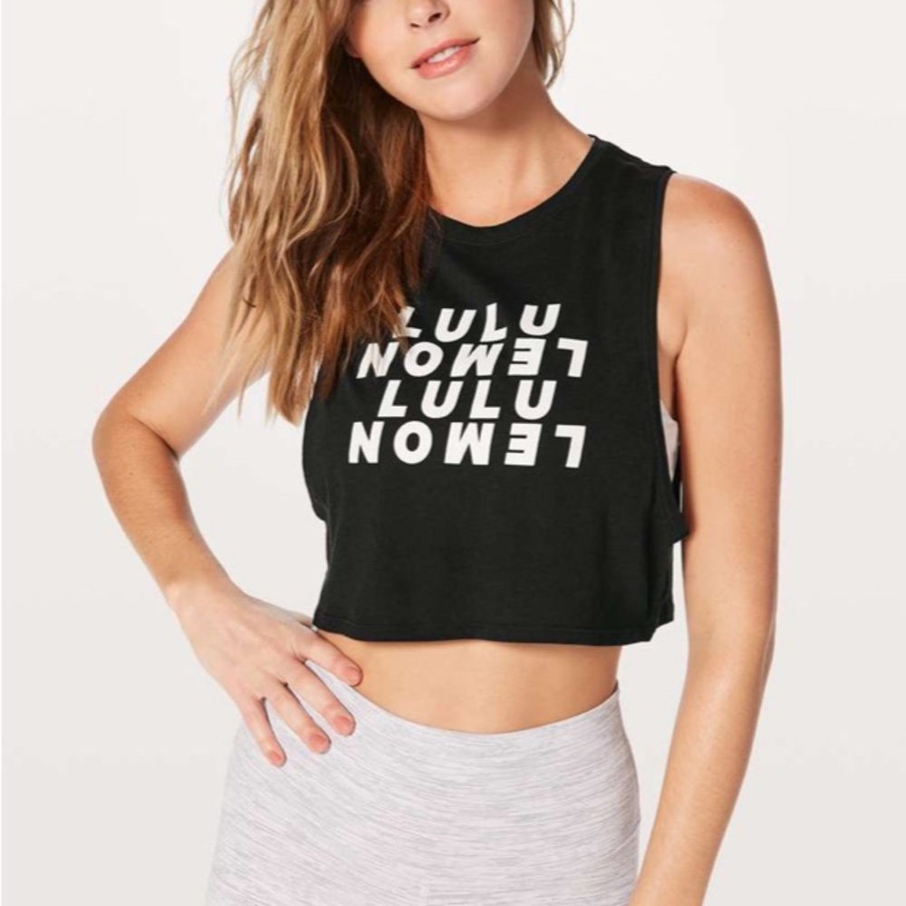 Lululemon Muscle Love Crop Tank *Expression